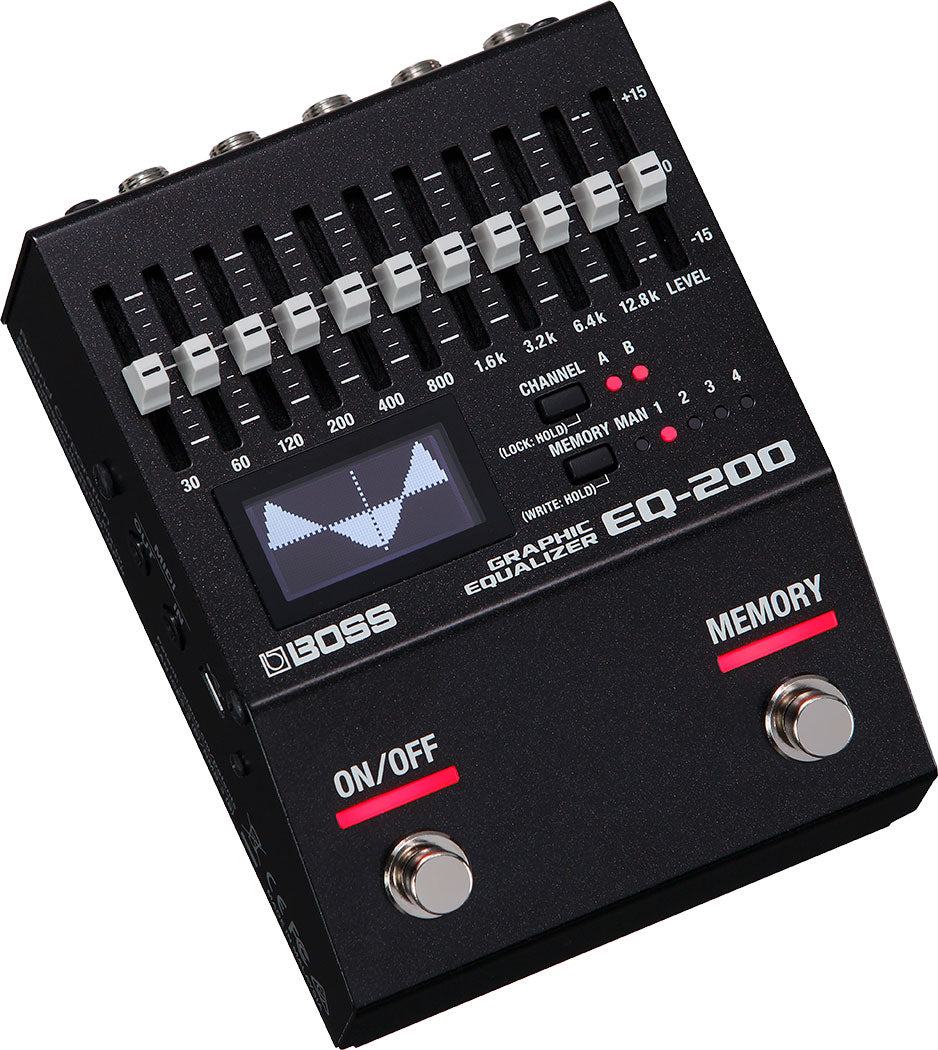 graphic eq guitar pedal Boss EQ-200 Graphic Equalizer