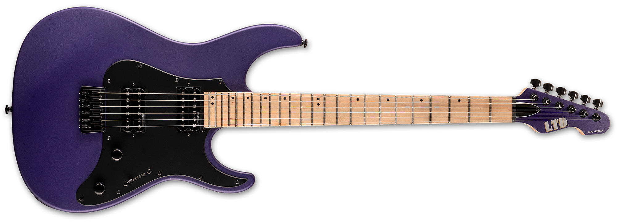 ESP LTD SN-200HT Electric Guitar - Dark Metallic Purple Satin