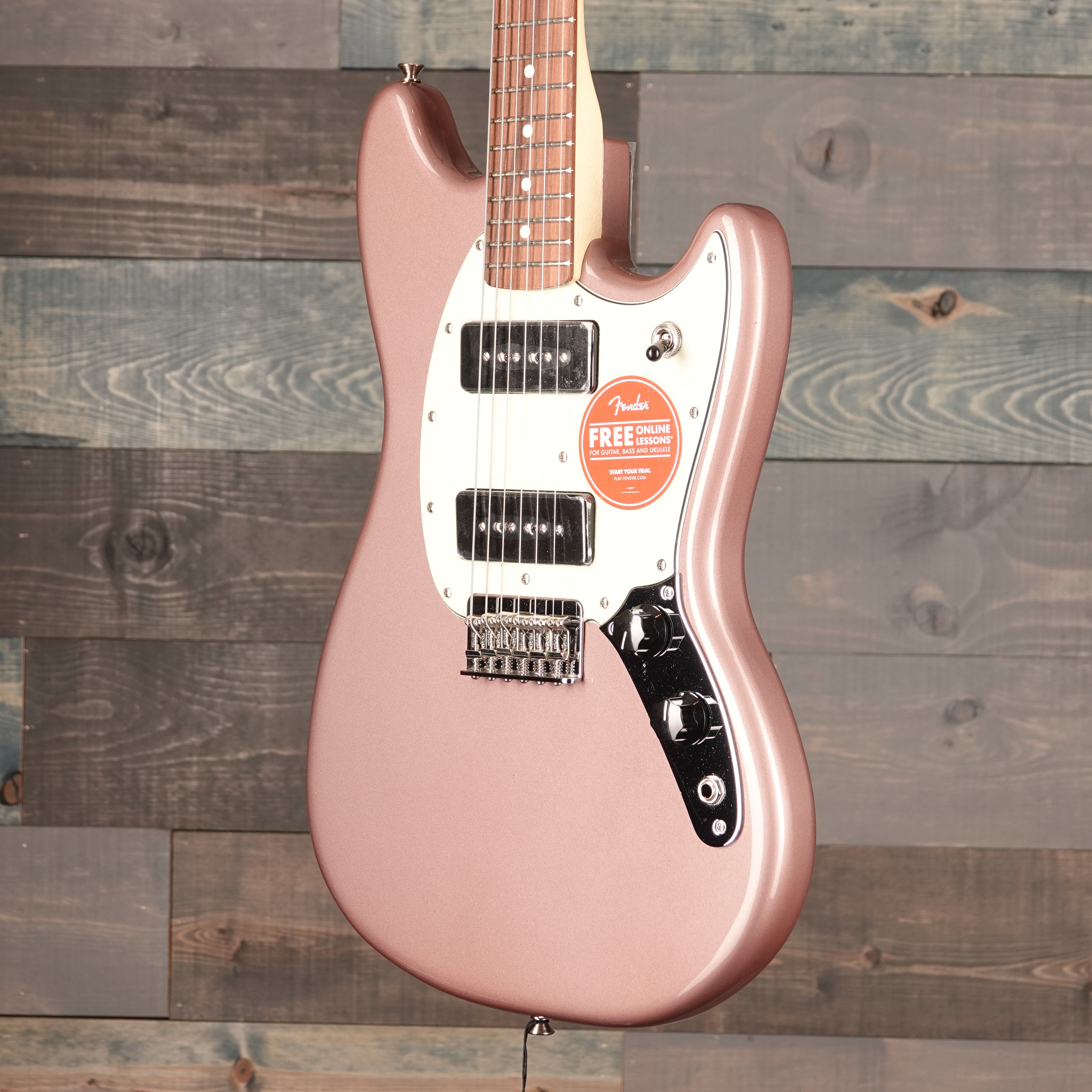 Fender Player Mustang 90, Pau Ferro Fingerboard, Burgundy Mist Metallic