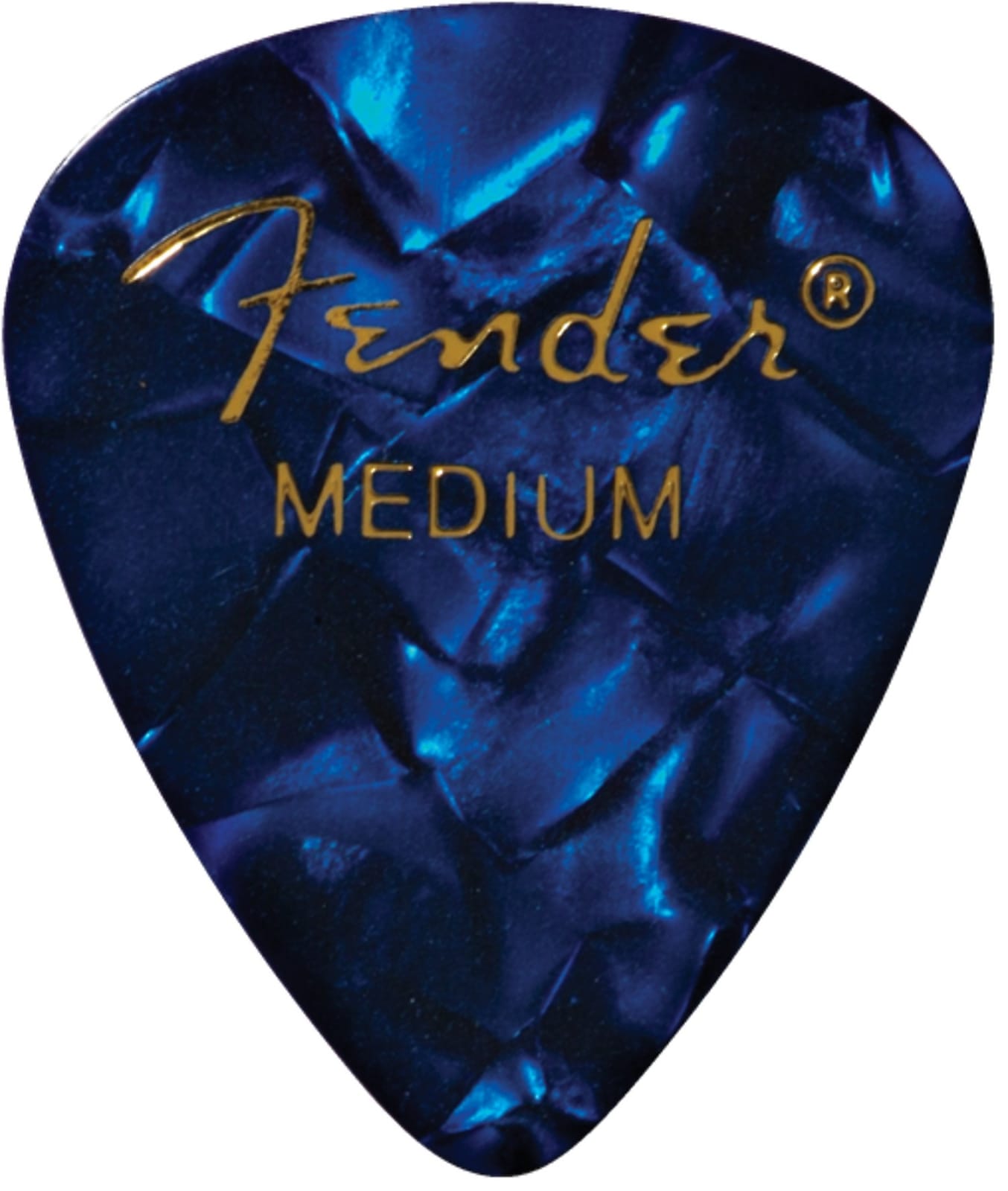 Fender Blue Moto Guitar Picks (12Pk) Med