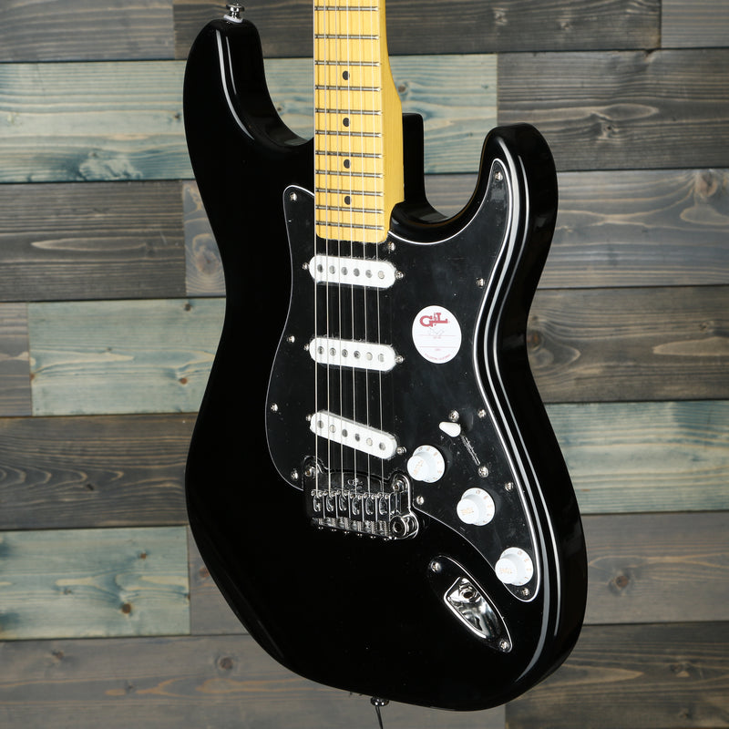 G&L Tribute Legacy Series Electric Guitar - Black Satin Frost