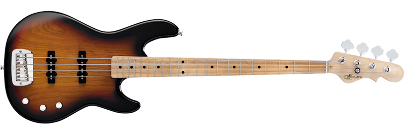 G&L Tribute JB-2 Jazz Bass - 3-Tone Sunburst