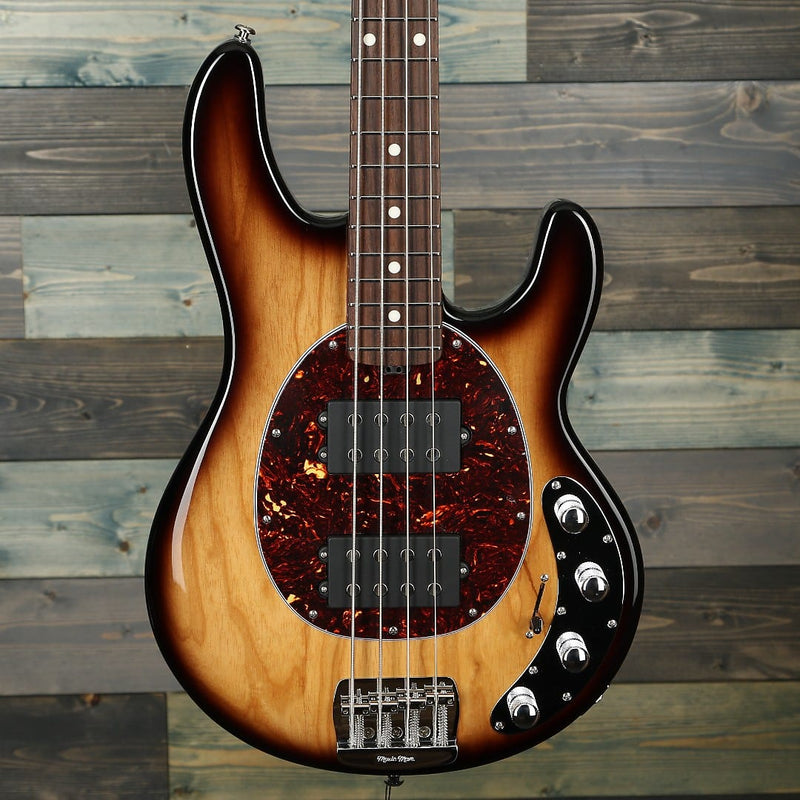 Ernie Ball Music Man Stingray Bass Guitar - Burnt Ends Roasted Maple w/ Rosewood Board