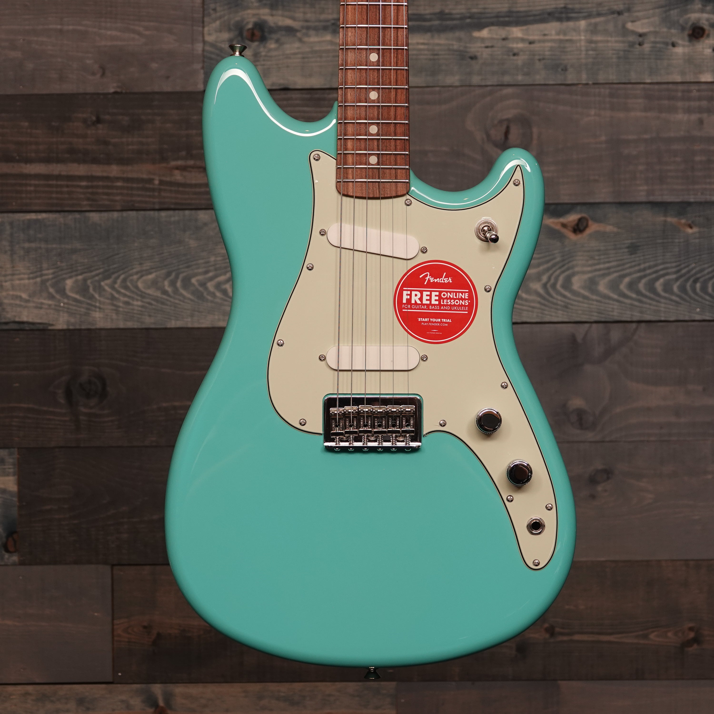 Fender Player Duo Sonic Pau Ferro Fingerboard, Seafoam Green