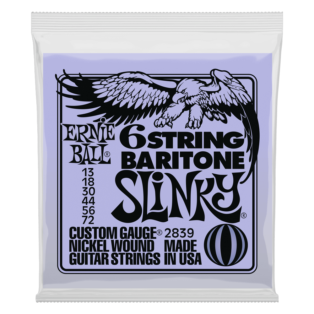 Ernie Ball Slinky 6-String small ball end 29 5/8 scale Baritone Guitar Strings