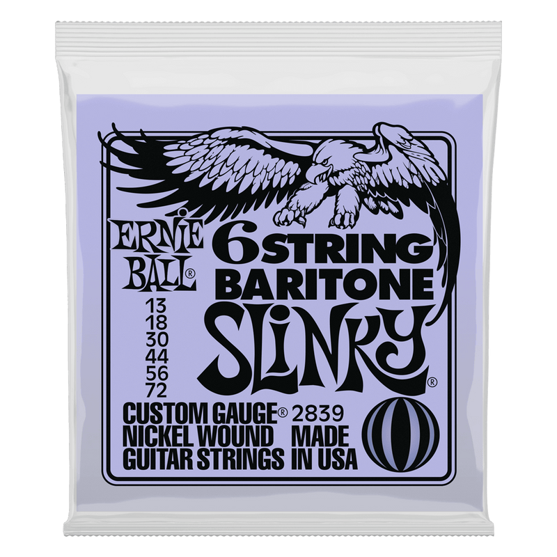 Ernie Ball Slinky 6-String small ball end 29 5/8 scale Baritone Guitar Strings