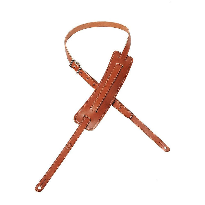 Levy's M25-BRN 5/8 in. Veg-Tan Leather Guitar Strap
