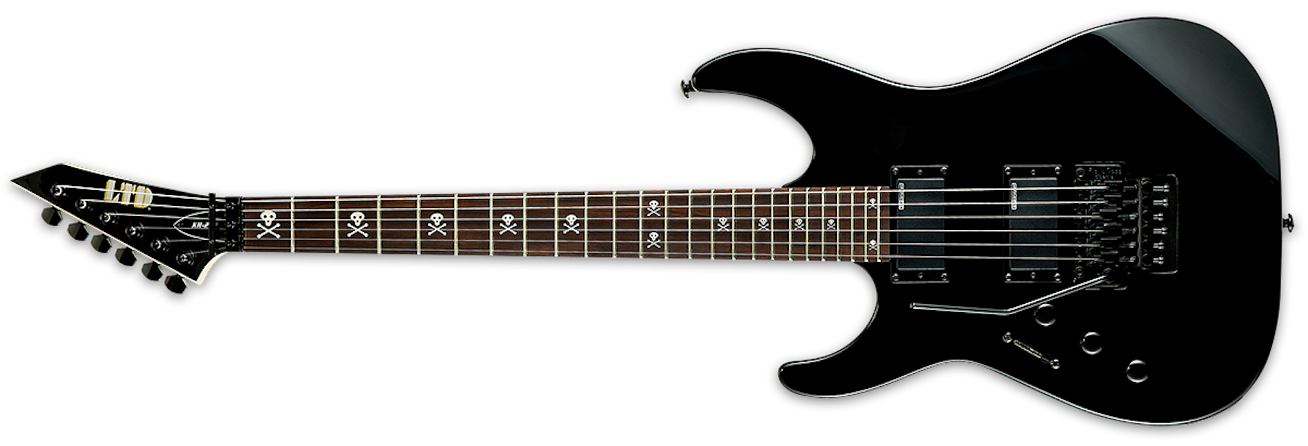 ESP LTD KH-202 Kirk Hammett Electric Guitar Lefty - Black