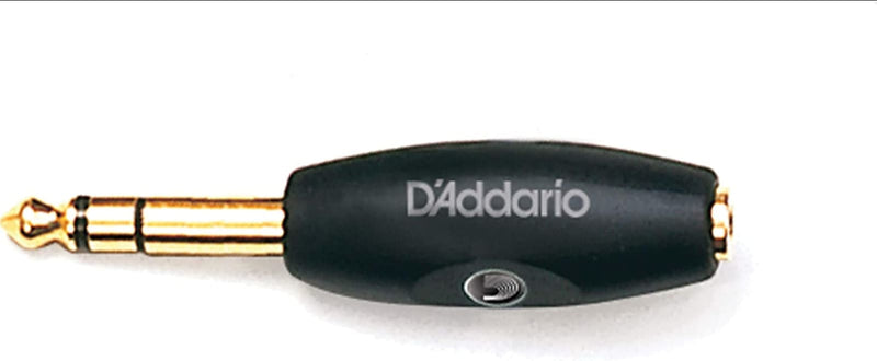 D'Addario 1/4 Inch Male Stereo to 1/8 Inch Female Stereo Adaptor