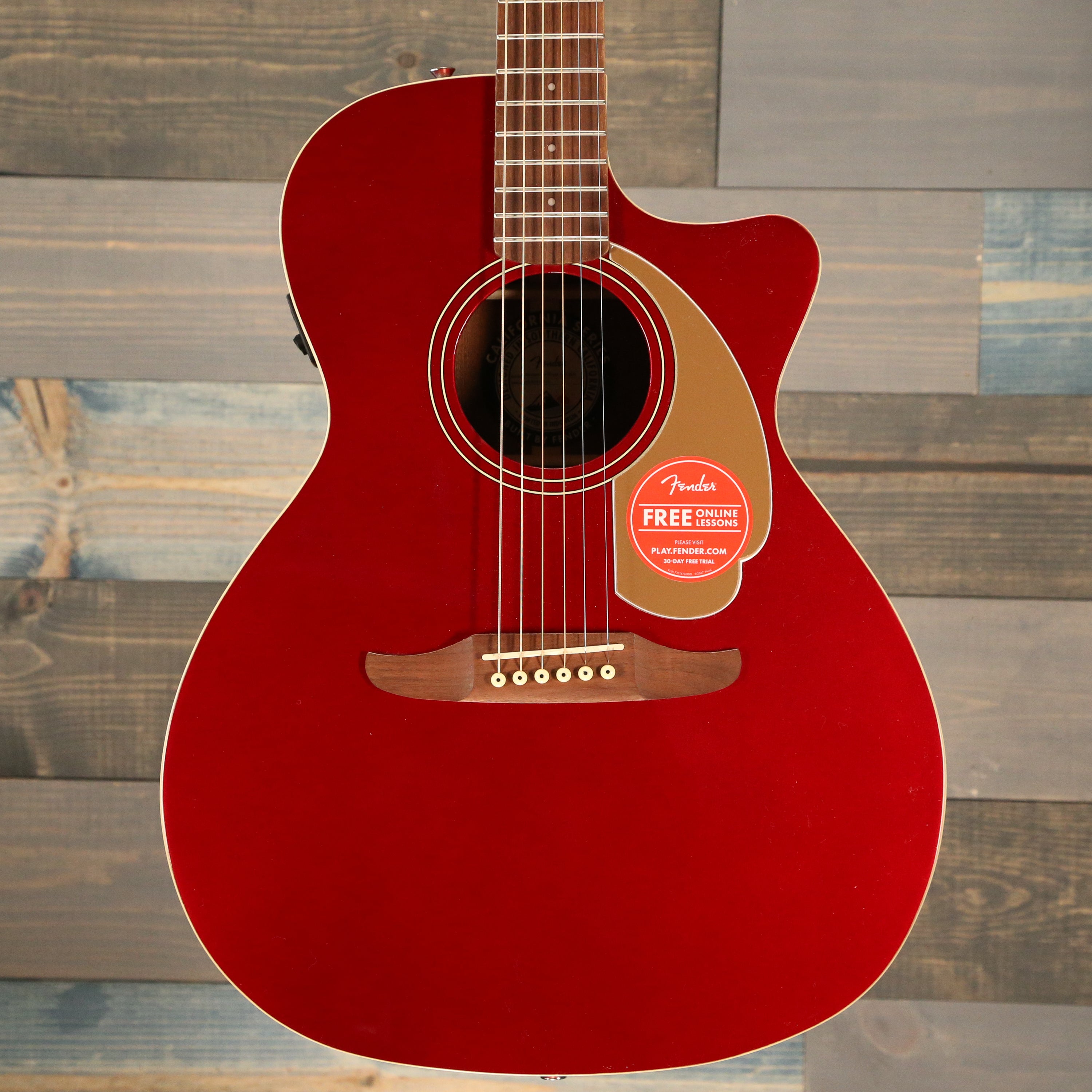 Fender Newporter Player, Walnut Fingerboard, Candy Apple Red