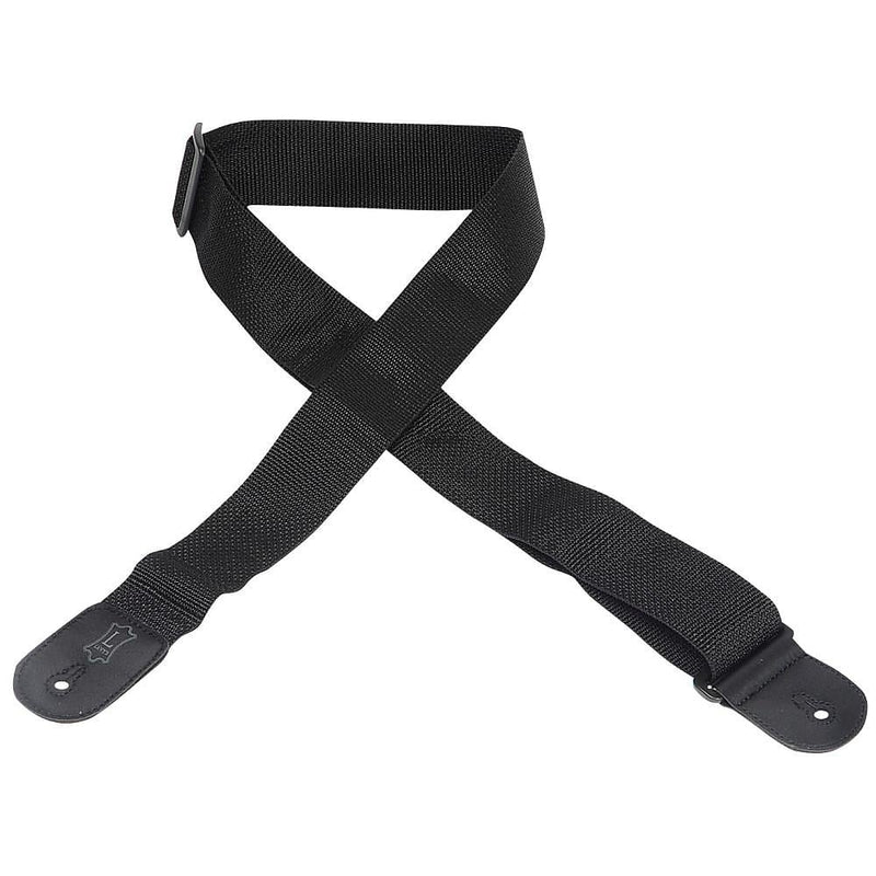 Levy's M8POLY-BLK Classic Series Guitar Strap - Black