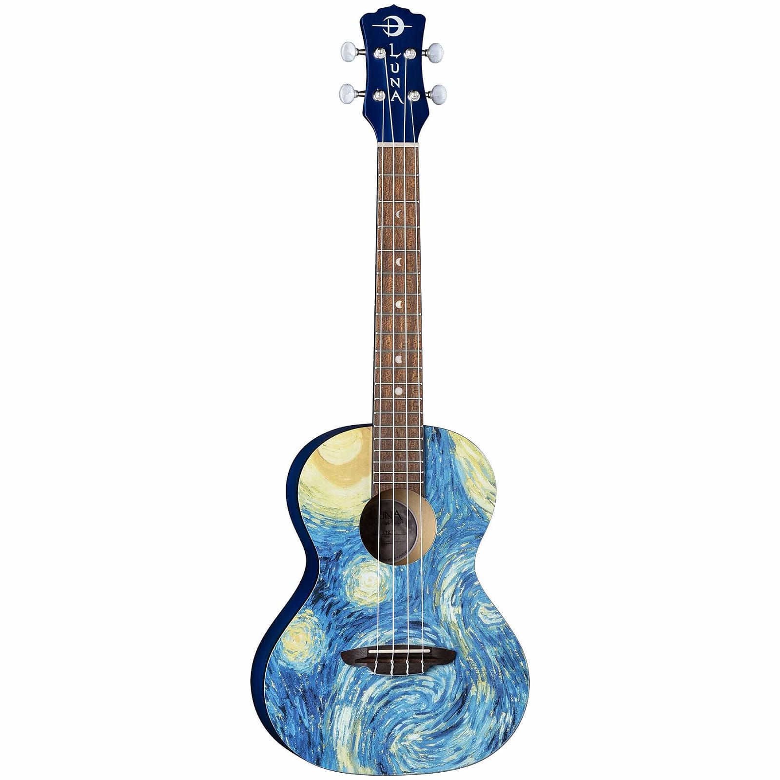 Luna Ukulele Starry Night Tenor w/Gigbag