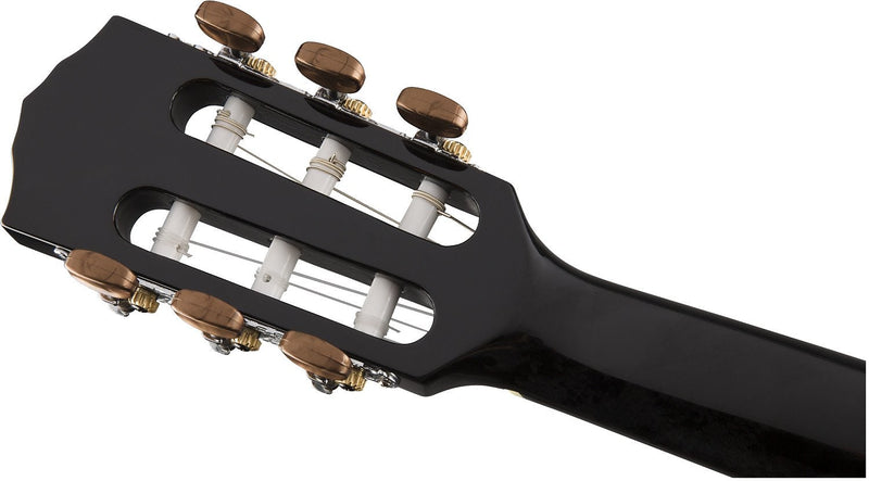 Fender CN-60S Nylon, Walnut Fingerboard, Black