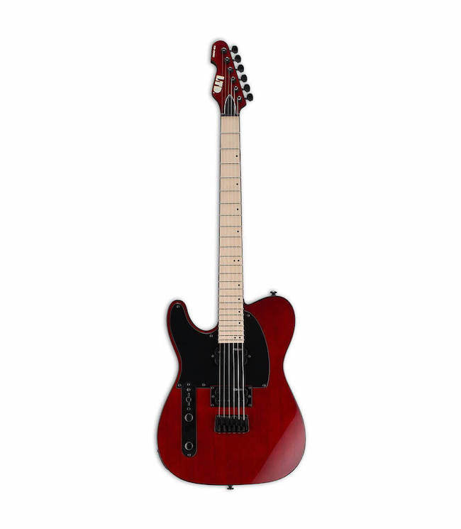 ESP LTD TE-200M Lefty Electric Guitar - See-Thru Black Cherry