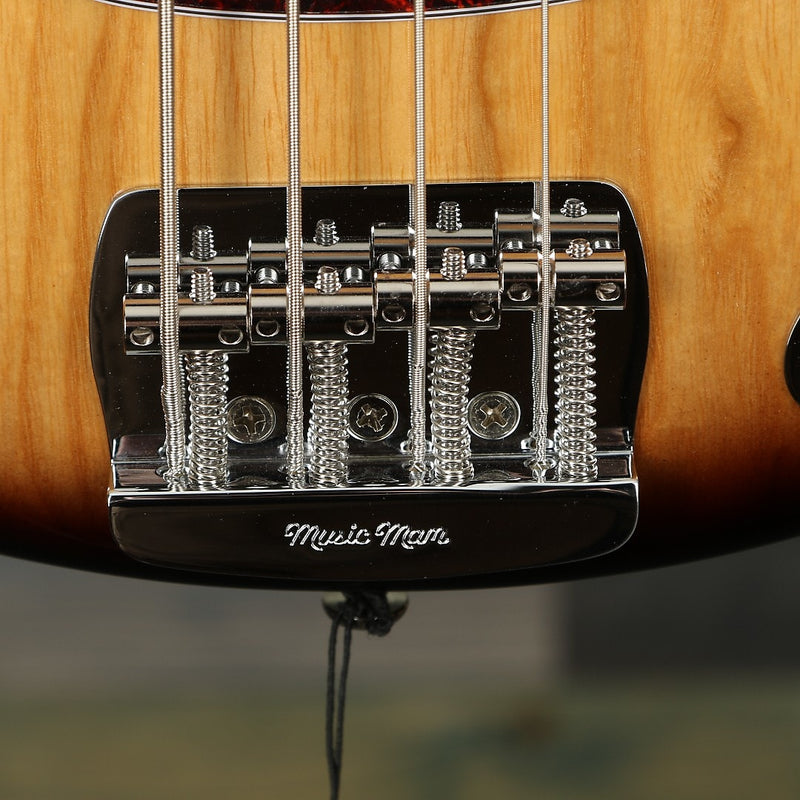 Ernie Ball Music Man Stingray Bass Guitar - Burnt Ends Roasted Maple w/ Rosewood Board