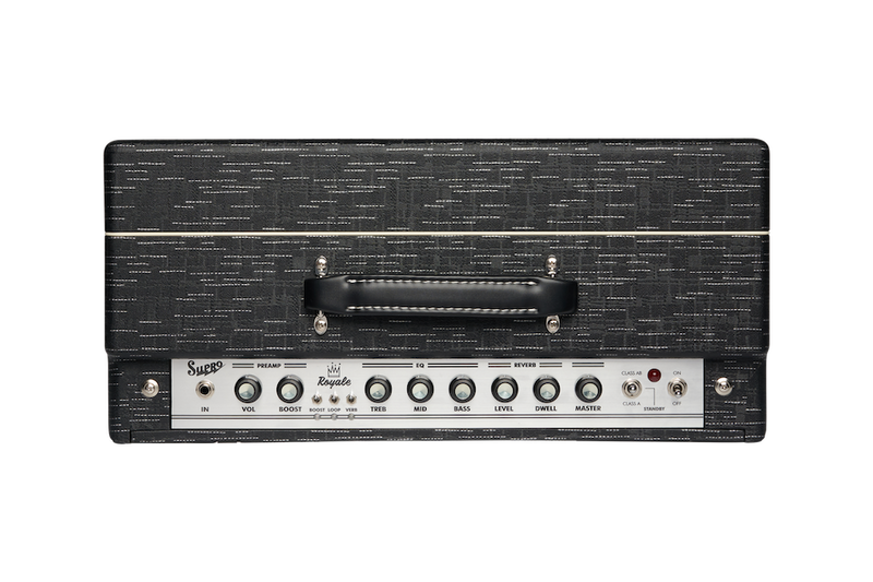 Supro 1932R Royale 112 50 Watt 1x12 Combo Amp - Black Scandia