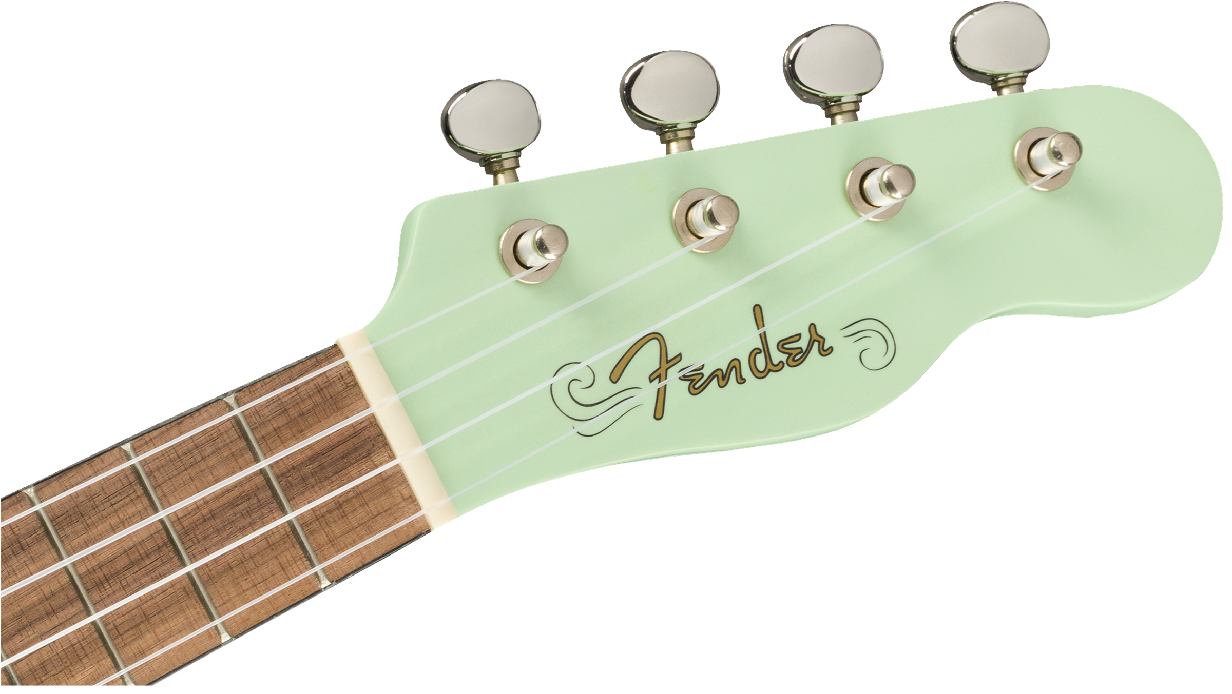 Fender Venice Soprano Uke, Walnut Fingerboard, Surf Green