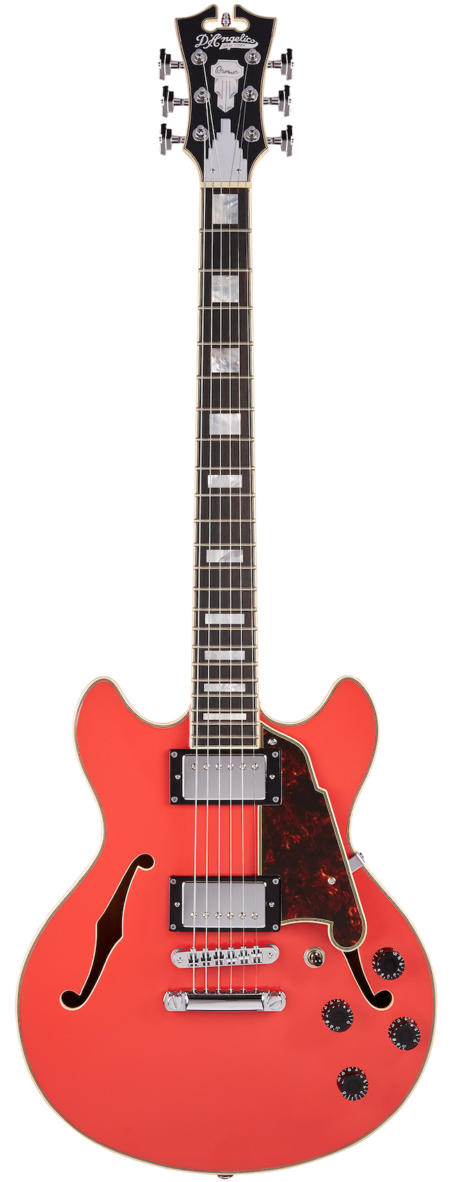D'Angelico Premier Mini DC w/Stop-Bar Tailpiece - Fiesta Red