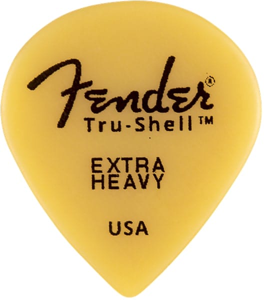 Fender Tru-Shell Casein 351 Shape Pick, Extra Heavy, Single