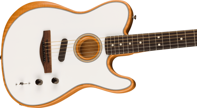 Fender Acoustasonic Player Telecaster Rosewood Fingerboard Arctic White