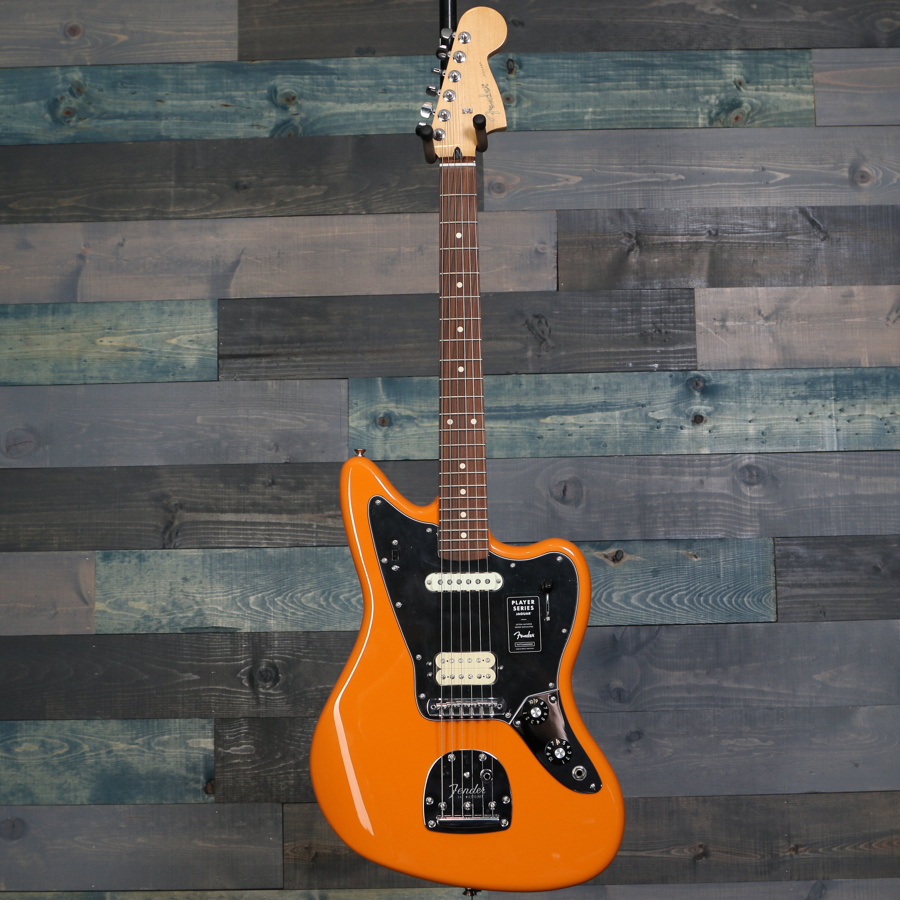 Fender Player Jaguar, Pau Ferro Fingerboard, Capri Orange