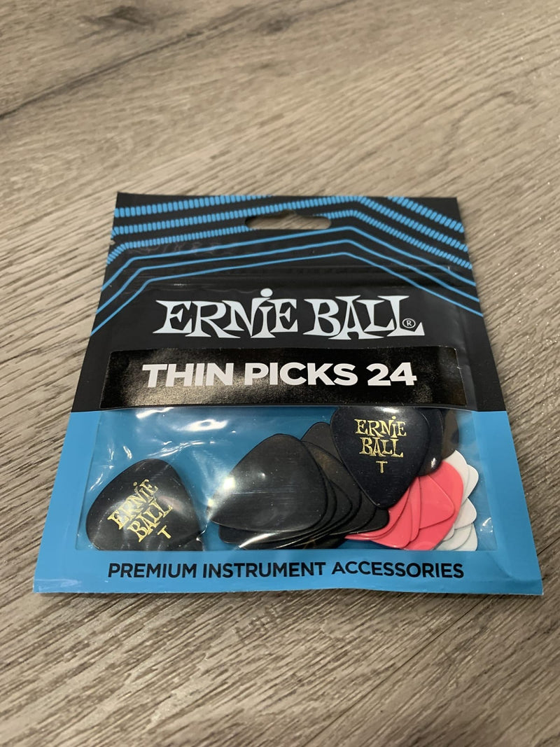 Ernie Ball 9170 Thin Assorted Color Picks 24ct